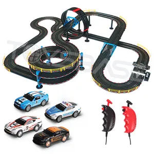 DIY तार नियंत्रण 1:43 पैमाने hobbie बिजली रेस ट्रैक खिलौना स्लॉट कारों रेसिंग खिलौना 1:32