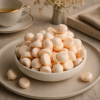 Baby Sweet Fruity Jelly Bean Crispy Snack, Meleleh di Mulut, 16 Gram, Tekstur Semi-Lunak, Cocok untuk Anak di Atas 6 Bulan.