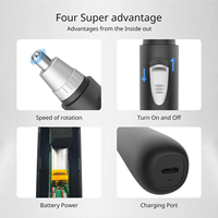 Échantillon Gratuit de Tondeuse Nez Oreilles, Rechargeable, Lavable pour Hommes Femmes
