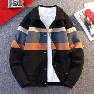 Maglione da uomo classico maglione morbido con finiture calde tessuto resistente a maglia antirughe caratteristica ODM - Product Image 4