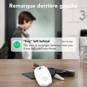 Akıllı hava izci etiketi paketi 4-IOS App için uyumlu anahtar bulucu değiştirilebilir pil polikarbonat - Product Image 3