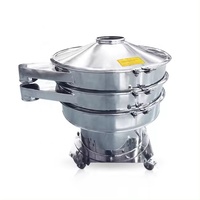 Hocheffizienter ein-deck-rotations-vibro-bildschirm-pvc-trennschutz kreisförmiger vibrator-schalter für minen metallurgie chemiepulver