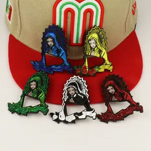 Großhandel bessere Qualität Hut nadeln dekorative Brosche Stifte mexikanische Metall Cartoon weiche Emaille Pin mit benutzer definierten Logo