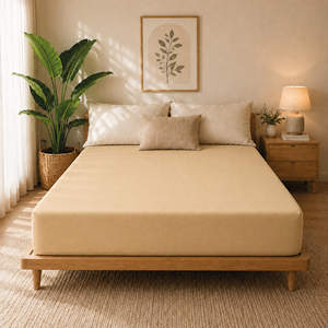 Sábana Ajustable de Jersey 100% Algodón Premium Karden Flower, Individual, Doble, Varios Colores - Product Image 4