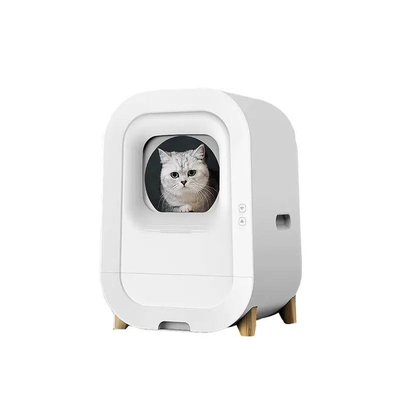 गर्म बिक्री लक्जरी स्वचालित स्वयं सफाई बिल्ली शौचालय स्मार्ट उच्च पक्ष बिल्ली बिल्ली के लिए बिल्ली के लिए