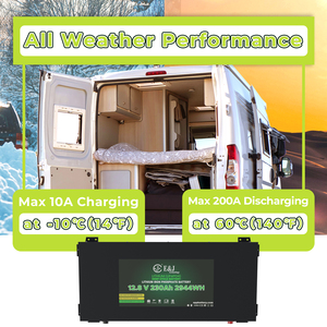 แบตเตอรี่เหลวแบบบาง 12V 230Ah ระบบ CANbus สำหรับรีเซ็ตผ่านบลูทูธ  แคโทด LiFePO4 สำหรับยานยนต์ไฟฟ้า/พลังงานแสงอาทิตย์ - Product Image 4