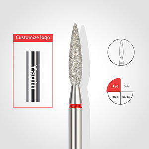 Ensemble de forets à ongles diamant russe propre cuticule haut de gamme en acier inoxydable - Product Image 2