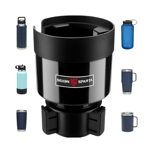 Support de tasse de voiture Seven <span class=keywords><strong>Sparta</strong></span>, extensible, base réglable, compatible avec Hydro Flask 32/40 oz, Yeti Ramblers 20/26/30 oz, autres - Product Image 1