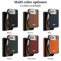 Housse de téléphone magnétique en cuir PU de luxe pour iPhone Duo, étui de téléphone pliable antichoc