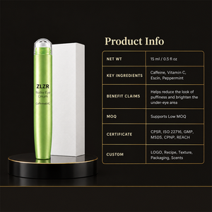 ครีมบำรุงใต้ตา 15 มล. Baggy and Puffy Firming Peptides & Omegas Vitamin C พร้อมลูกกลิ้งนวดเพิ่มประสิทธิภาพการมองเห็น มีสินค้าในสต็อก - Product Image 2