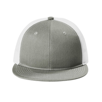 Casquette Trucker structurée à 6 panneaux, visière plate, personnalisable avec broderie, dos en maille réglable, fermeture Snapback, prix usine