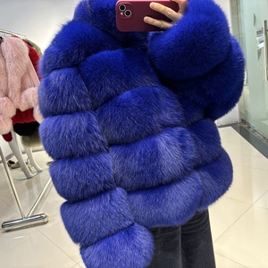 High Quality Natural <strong>Royal</strong> <strong>Blue</strong> Fox Fur Coat Real Fur Coats <strong>for</strong> <strong>Women</strong> 2025 Fashion Winter Bomber <strong>Jacket</strong> Fur - Product Image 4