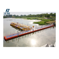 HDPE Jet Ski Dock flottant Marina Docking Pontoon Pier Pont modulaire Ascenseur flottant pour bateau