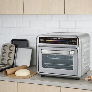Friggitrice ad Aria Multifunzione da 18L con Display LED a Colori Touch Screen, Luce di Cottura, Finestra Visibile, 12 Programmi Preimpostati, fino a 230°C ℃ - Product Image 5