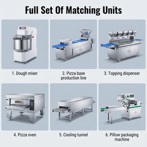 Linea di Produzione <span class=keywords><strong>Pizza</strong></span> Completamente Automatica con Impastatrice per Impasto <span class=keywords><strong>Pizza</strong></span> <span class=keywords><strong>Surgelata</strong></span>, Soluzione Chiavi in Mano ad Alta Capacità, Marca HNRB - Product Image 6