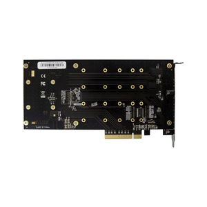 Meo 4-Port Pcie 3.0 Nvme <span class=keywords><strong>M</strong></span>.2 Ssd Adapter Kaart (X8 32Gbps Mkey Win10/Linux Compatibiliteit) Op Voorraad - Product Image 3