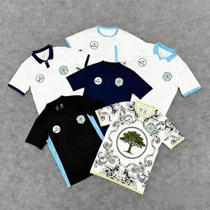 เสื้อฟุตบอลฤดูร้อนแบบขายส่งสั่งทำได้ รุ่น 26/27 พิมพ์ลายด้วยความร้อน แห้งเร็ว ผลิตจากโพลีเอสเตอร์ 100% ระบายอากาศได้ดี เสื้อผู้ชาย - Product Image 1