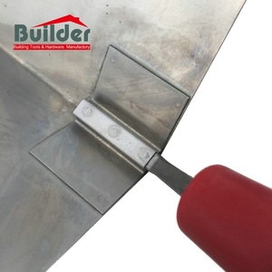 Outils de construction, outil de finition pour cloisons sèches/humides, manche en plastique, truelle d'angle à 90 degrés avec flexibilité, truelle à plâtre - Product Image 4