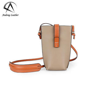 Bolso de Mano de Cuero Vacuno Genuino Andong para Mujer, Bolsos de Hombro Femeninos, Bolso Bandolera Pequeño y Sencillo - Product Image 1