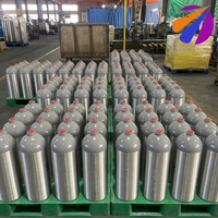 Bouteilles de gaz CO2 en aluminium NETC 13,4 L haute pression avec certificat CE/DOT, meilleure offre d'usine, certifiées TPED