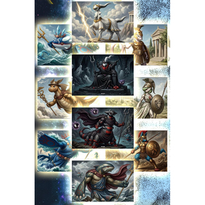 Star Trail Myth Series Shikishi Fan Art Pokemoned Art Boards, Tableros de Arte Impresos a Todo Color, Juego de Mesa de Papel, Regalo Coleccionable de Alta Calidad - Product Image 4