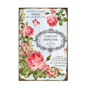 Cuadro Metálico Vintage con Diseño <span class=keywords><strong>de</strong></span> Pirámide <span class=keywords><strong>de</strong></span> Flores y Frases Inspiradoras para Decoración <span class=keywords><strong>de</strong></span> Pared en Garajes, Cafeterías y Hogares - Product Image 2