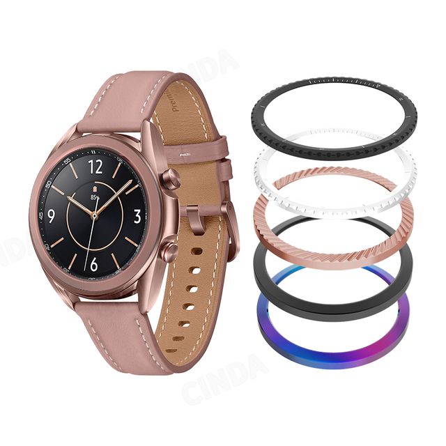 Watch Case Cover for Samsung Galaxy Watch3 45mm 41mm Stainless Steel Metal Smartwatch Screen Protector Case Customize