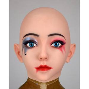 100% realistico Silicone maschera per il viso femminile per Halloween Cosplay Party Festival di Pasqua e natale-divertente oggetti di scena Cross-dressing - Product Image 2
