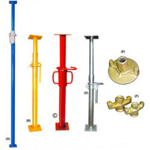 Crics de construction de coffrage en acier télescopique de peinture <span class=keywords><strong>Etais</strong></span> Etaie En Acier Accessoires de cric réglables - Product Image 1