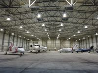 Hangar para Aviones de Gran Tamaño, Estructura de Acero Prefabricada de Tipo Pesado con Servicios de Soldadura y Corte
