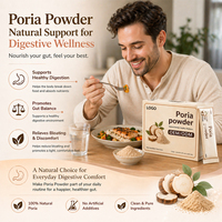 Complément Alimentaire Antioxydant pour Adultes à Base de Saponines Stéroïdes Végétales et Autres Ingrédients, Poudre de Poria Cocos, OEM/ODM