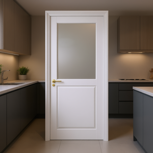 Porte en verre dépoli 30 po x 80 po, finition étanche, pour cuisine intérieure, style contemporain, ouverture manuelle - Product Image 2