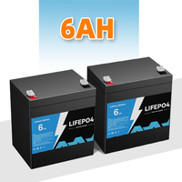 Batterie solaire intelligente 6000 cycles LiFePO4 Lithium-Ion 12V 100Ah 150Ah 200Ah pour systèmes d'alimentation électrique
