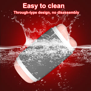 Dual Channel <span class=keywords><strong>Male</strong></span> Mastur bator Cup Realistischer Mund <span class=keywords><strong>Vagina</strong></span> Pocket Pussy 3D Spiral Weiches Silikon Sexspielzeug für Männer <span class=keywords><strong>Masturbation</strong></span> - Product Image 6