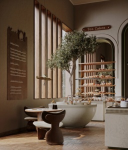 Servicio de Diseño Interior Moderno y Personalizado para Panaderías, Equipamiento de Cafeterías de Moda y Vitrina Termostática de Vidrio - Product Image 2