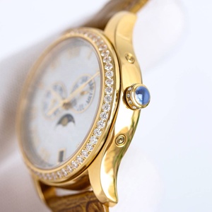 Montre mécanique automatique en or rose avec <span class=keywords><strong>lunette</strong></span> sertie de diamants de <span class=keywords><strong>luxe</strong></span>, affichage multifonctionnel, montre pour <span class=keywords><strong>homme</strong></span> de haute qualité - Product Image 5