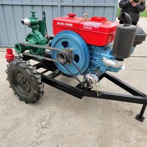 Pompe à eau haute pression en acier inoxydable et en fer, moteur diesel 35 CV, pour l'irrigation agricole, pompe à jet/centrifugeuse avec sortie de 1 pouce - Product Image 1