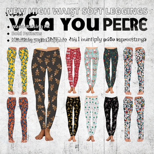 Novedad en Oferta: Leggings Casuales de Cintura Alta con Costuras, Súper Suaves, Transpirables, de Punto, Doble Cepillado, de Seda de Leche, Serie Goblin para Mujer - Product Image 2