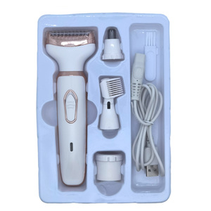 เครื่องโกนขน 4 in 1 สำหรับผู้หญิง เครื่องกำจัดขน เครื่องเล็มขน กำจัดขนได้อย่างไม่เจ็บปวด ใช้ได้กับบิกินี่ ขนบริเวณจุดซ่อนเร้น ขนจมูก ขนคิ้ว - Product Image 5