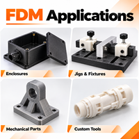 Service d'impression 3D, matériaux inclus (ABS, fibre de carbone), processus FDM/FFF, offrant des solutions personnalisées résistantes à la chaleur et ignifuges