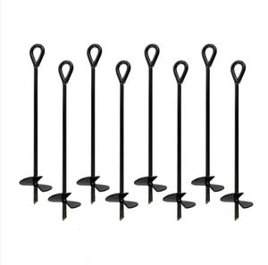 Bột màu đen tráng kim loại thép mặt đất khoan đất Neo khoan với đầu vít - Product Image 1