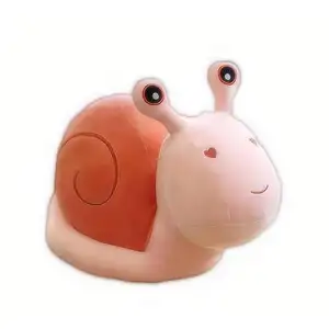 Custom 38cm Snail plush toy stuffed animal plushie Plush Toy Snail Pillow Toy