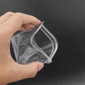 Sacs à fermeture éclair en plastique transparent personnalisés en gros, mini sacs à fermeture éclair, sacs à fermeture éclair givrés, petits sacs à fermeture éclair latéraux pour bijoux - Product Image 4