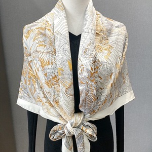 Bufanda de Seda y Lana, Mezcla de Cachemira, Elegante para Otoño e Invierno, Cálida, Suave y Ligera, Venta al Por Mayor - Product Image 2