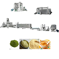 Ligne de production de poudre nutritionnelle pour bébés avec machine d'emballage, machine commerciale pour la fabrication d'aliments pour bébés