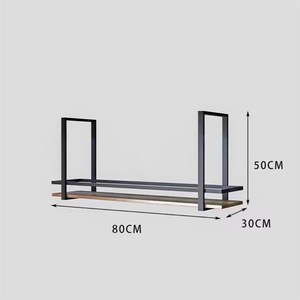Simple Metal Wrought Iron <strong>Hanging</strong> Rack <strong>Bar</strong> <strong>for</strong> Dining Room and Kitchen Ceiling Cabinet - Product Image 2
