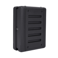 Armoire de protection empilable J3U30, résistante aux chocs, en plastique, pour système audio et appareils électroniques