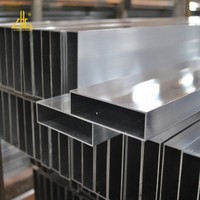 Tube rectangulaire en aluminium de grande taille 6063 T5, extrusion personnalisée 60x40 80x40 100x50 120x60 150x80mm, section creuse, usine OEM
