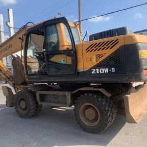 Excavadora Usada Original Hyundai 210w-9 de 21 Toneladas, Excavadora de Ruedas Usada Hyundai 210w-9 para Construcción - Product Image 3