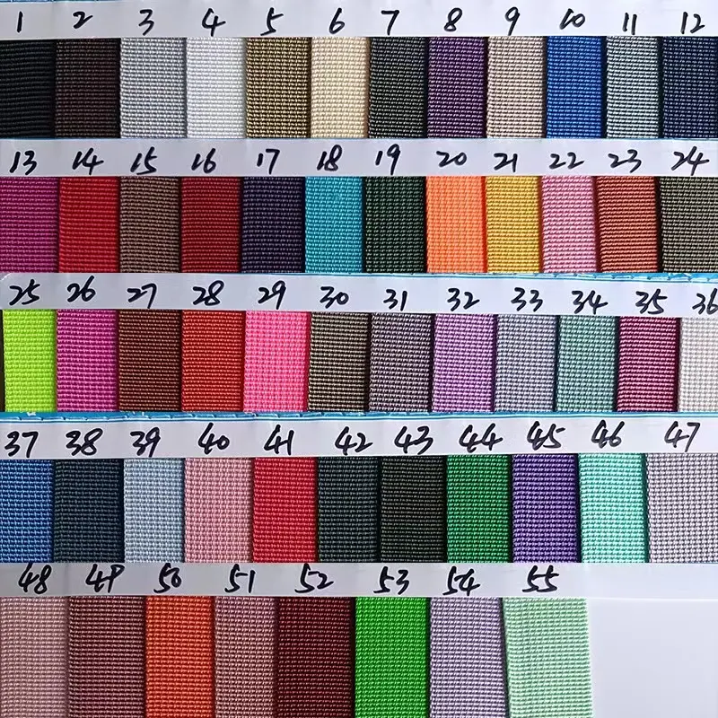 Penjualan Terbaik grosir 1 inci lebar imitasi nilon sabuk tali anyaman kualitas tinggi katun poliester Jacquard desainer 50mm/5cm